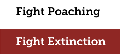 fight poaching. fight extinction.